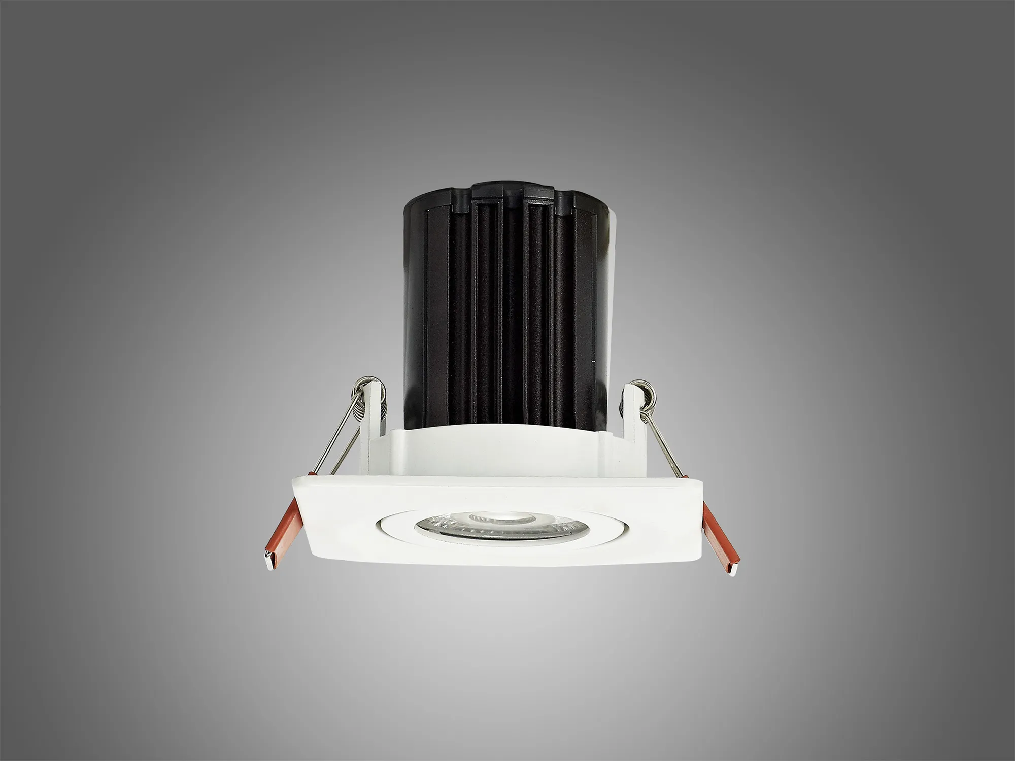 Bama S 10 Tridonic Powered 10W 2700K 710lm 36° CRI>90 LED Engine White Adjustable Square Recessed Spotlight, IP20 DM201422  Dlux Bama S 10